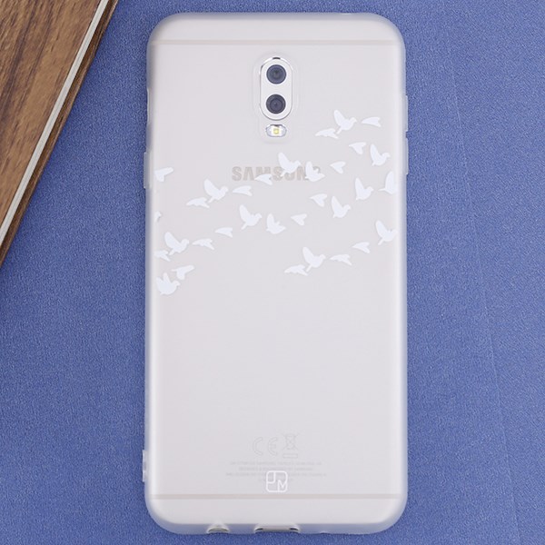 Ốp lưng Galaxy J7 Plus Nhựa dẻo Freedom JM JM171104 Chim Nude