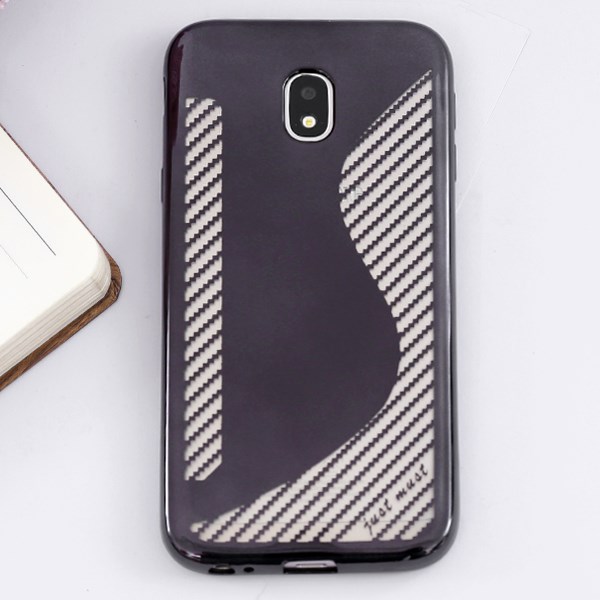 Ốp lưng Galaxy J3 pro Nhựa dẻo Pebbled Đen