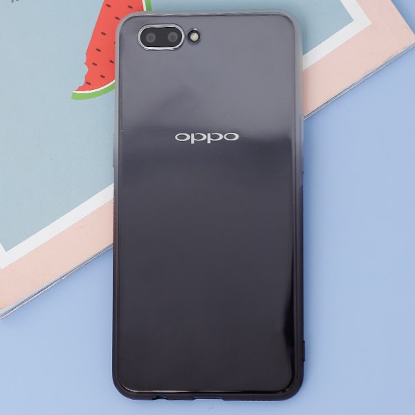 Ốp lưng Oppo A3s Nhựa dẻo Color soft TPU JM đen
