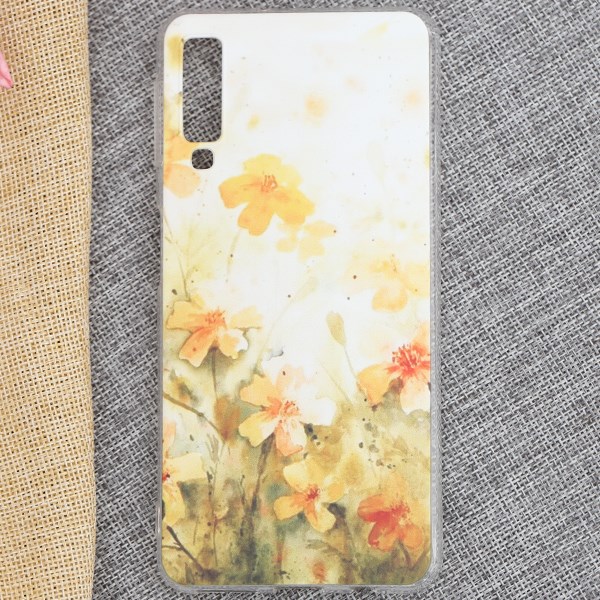 Ốp lưng Galaxy A7 2018 Nhựa dẻo solid in hình COSANO SR171106 Hoa
