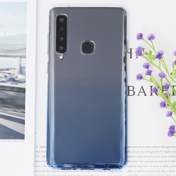 Ốp lưng Galaxy A9 nhựa dẻo Double color TPU OSMIA Xanh nude