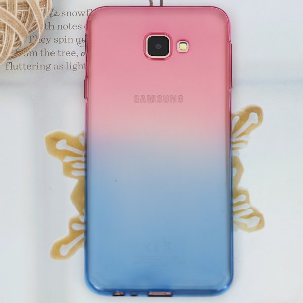 Ốp lưng Galaxy J4 core nhựa dẻo Double Color TPU OSMIA Hồng Xanh