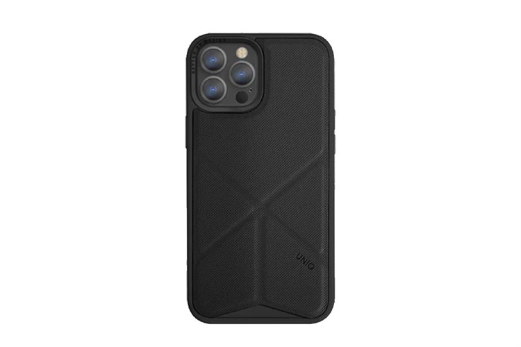 Ốp lưng iPhone 13 Pro Max Nhựa Cứng Viền Dẻo UniQ Transforma Màu Đen