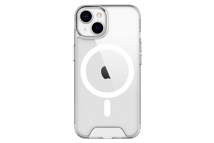 Ốp lưng Magsafe iPhone 14 Plus Silicone Jinya Chính hãng Màu Trắng