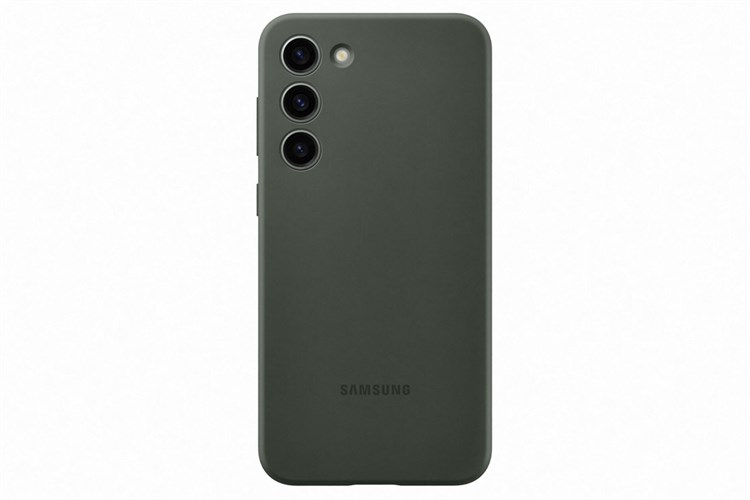 Ốp lưng Galaxy S23+ Silicone Samsung Chính hãng Màu Xanh lá