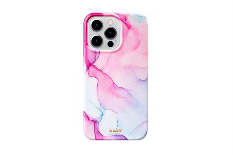 Ốp lưng iPhone 13 Pro Nhựa cứng viền dẻo Laut HUEX INK Màu Hồng