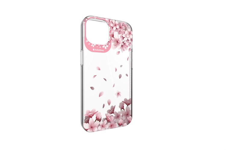 Ốp lưng iPhone 14 Plus Nhựa cứng viền dẻo SwitchEasy Artist Màu Trắng - Hồng