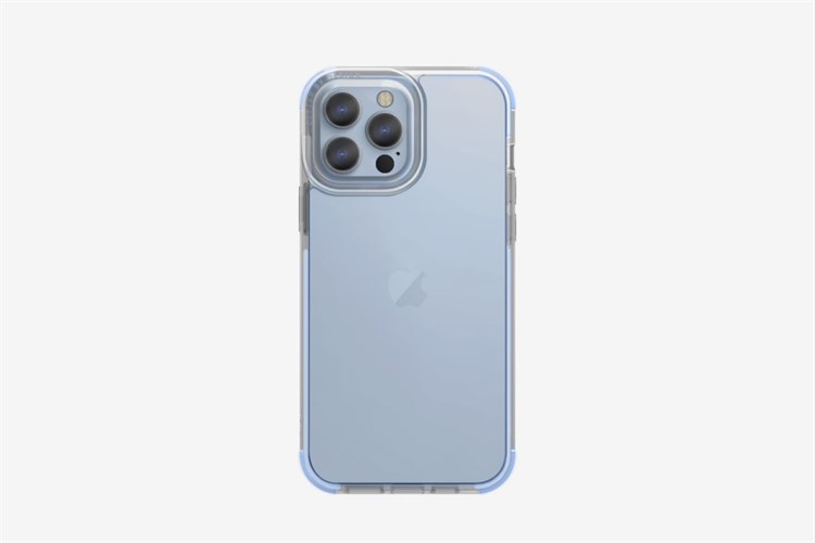 Ốp lưng iPhone 13 Pro Nhựa cứng viền dẻo UNIQ HYBRID COMBAT Chính hãng Màu Xanh da trời