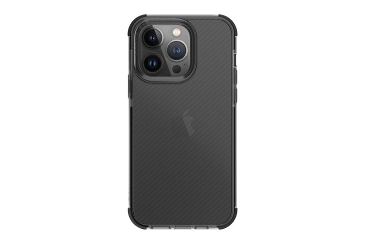 Ốp lưng iPhone 14 Pro Nhựa cứng viền dẻo UNIQ HYBRID COMBAT Chính hãng Màu Đen
