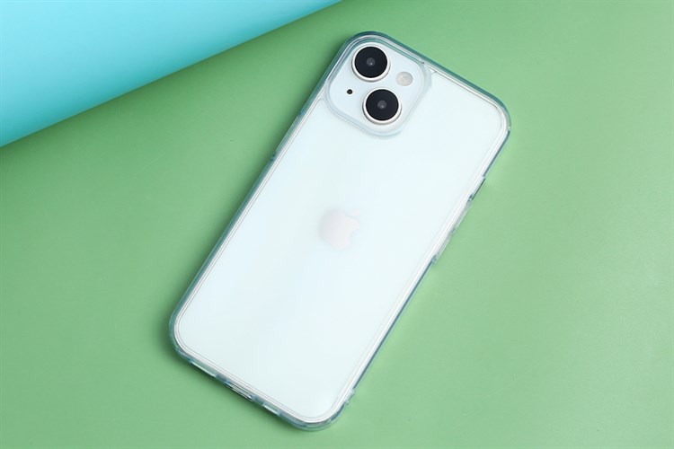 Ốp lưng iPhone 15 Nhựa cứng viền dẻo Mipow Tempered Glass PS15A-CR Màu Trắng