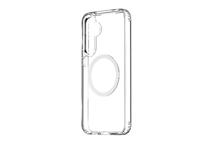 Ốp lưng MagSafe Galaxy S23 FE Nhựa cứng viền dẻo Araree Duple M Clear Màu Trắng