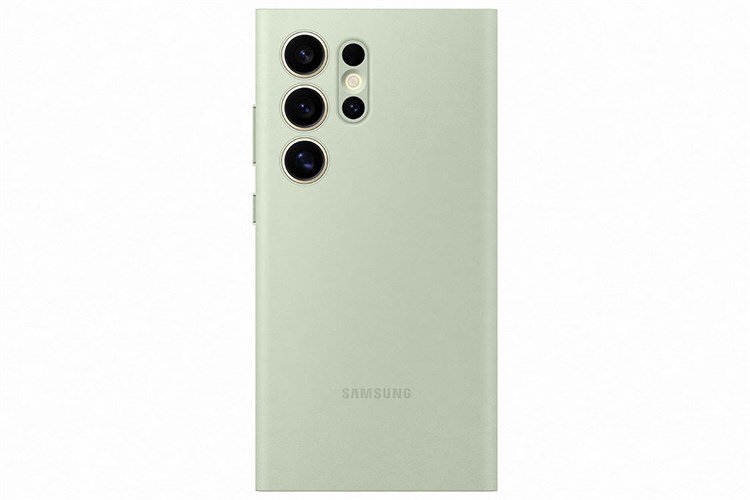 Bao da Galaxy S24 Ultra Samsung Thông minh Chính hãng Màu Xanh lá nhạt