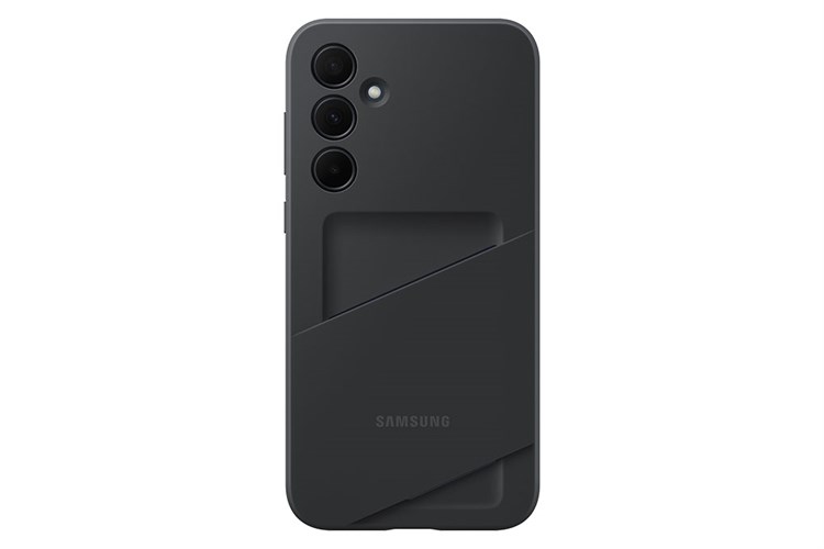 Ốp lưng Galaxy A35 Nhựa dẻo TPU Samsung có khe đựng thẻ Chính hãng Màu Đen