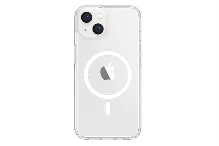Ốp lưng Magsafe iPhone 13/iPhone 14 Nhựa cứng viền dẻo Jincase JCS003 Màu Trắng