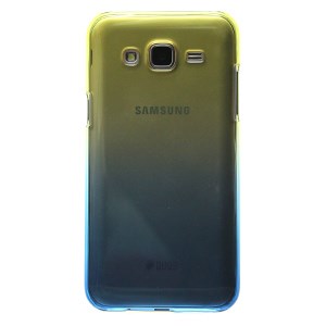 Ốp lưng Galaxy J5 Nhựa trong Zenus Xanh Vàng