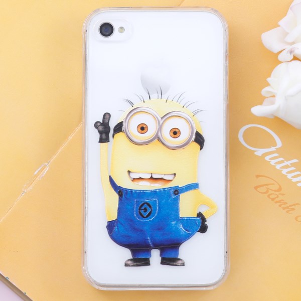 Ốp lưng iPhone 4 - 4S Nhựa in Minion