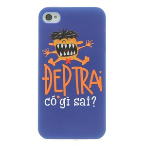 Ốp lưng iPhone 4 - 4S Nhựa in Đẹp trai