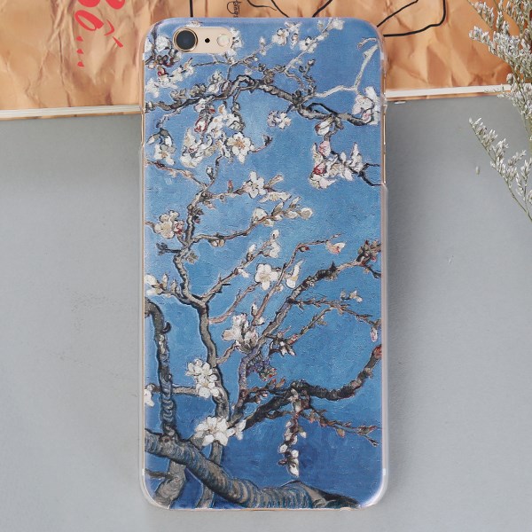 Ốp lưng iPhone 6 - 6s Plus Nhựa in Hoa