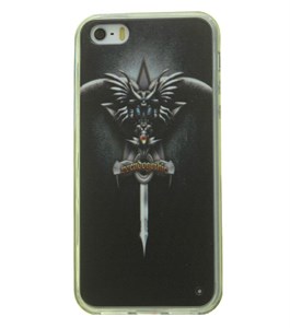 Ốp lưng iPhone 5 - 5S Nhựa in Kiếm Đen