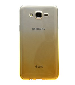 Ốp lưng Galaxy J7 Nhựa dẻo trong Cam