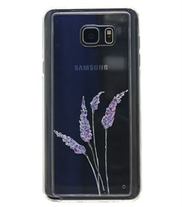 Ốp lưng Galaxy Note 5 Nhựa trong Lavender Tím