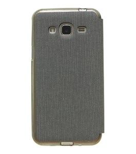 Ốp lưng Galaxy J3 (2016) Nắp gập JM Xám