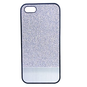 Ốp lưng iPhone 5 - 5S Nhựa PU Allhere Bạc