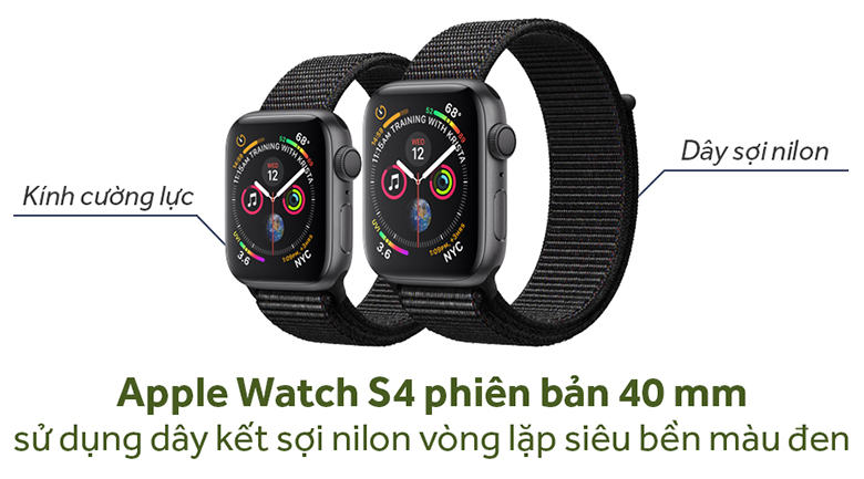 Apple Watch S4 GPS 40mm viền nhôm dây vải