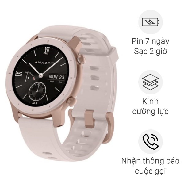 Đồng hồ thông minh Huami Amazfit GTR 42mm hồng