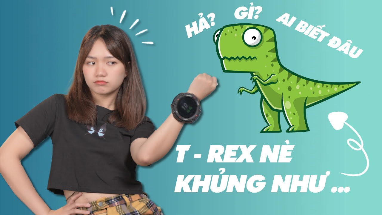 Đồng hồ thông minh Huami Amazfit T-Rex Đen