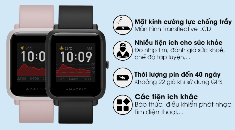 Đồng hồ thông minh Huami Amazfit Bip S