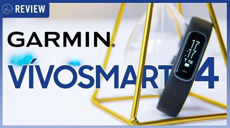 Vòng đeo tay thông minh Garmin Vivosmart 4 dây silicone