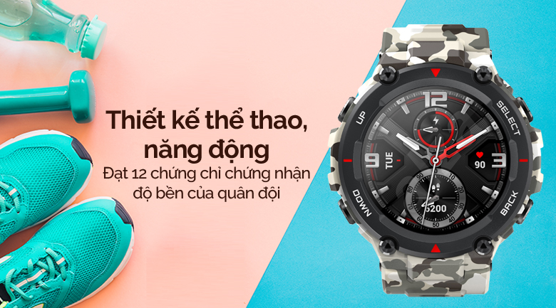 Đồng hồ thông minh Huami Amazfit T-Rex Camo