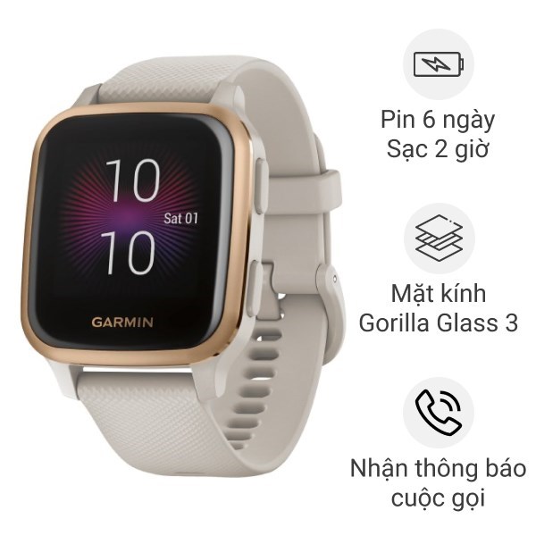 Đồng hồ thông minh Garmin Venu SQ Music 40.6mm