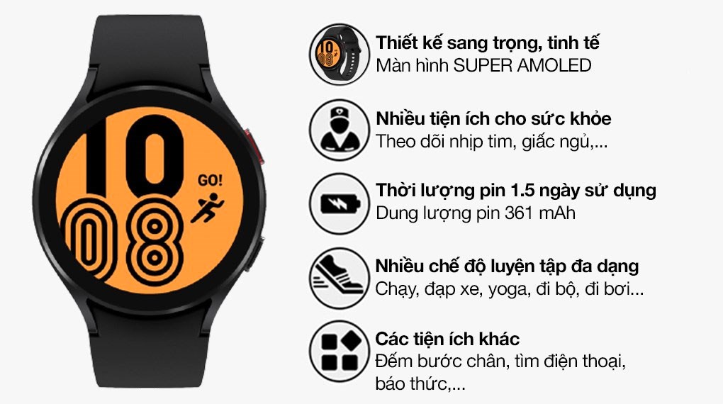 Đồng hồ thông minh Samsung Galaxy Watch4 LTE 44mm