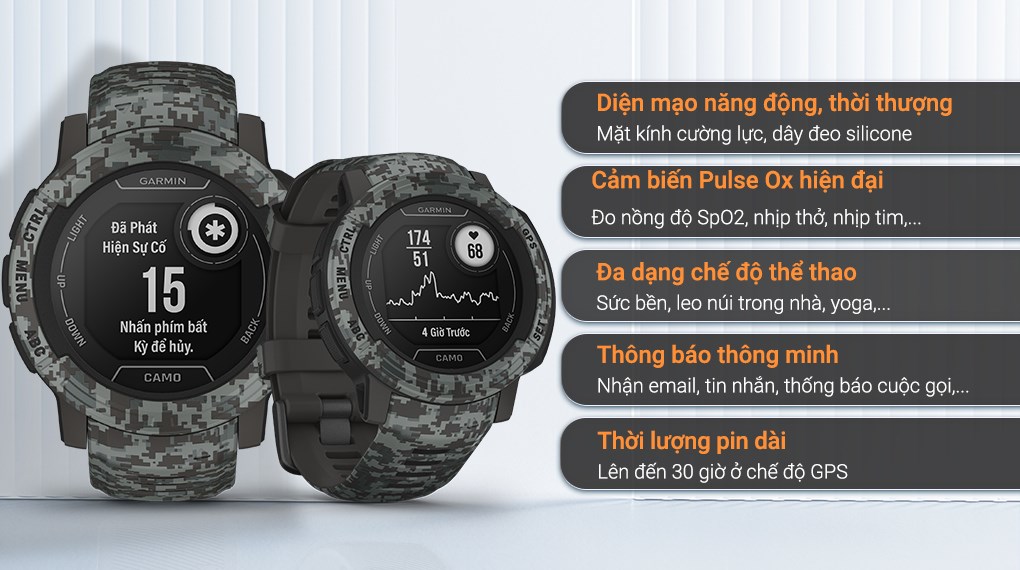 Đồng hồ thông minh Garmin Instinct 2 45mm