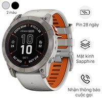 Đồng hồ thông minh Garmin Fenix 7X Pro Solar Titanium 51mm