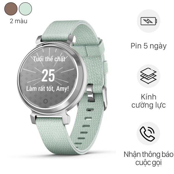Đồng hồ thông minh Garmin Lily 2 Classic 34mm dây vải
