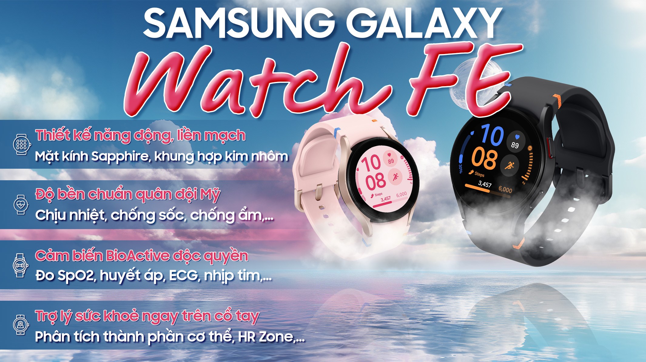 Đồng hồ thông minh Samsung Galaxy Watch FE 40mm