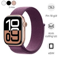 Đồng hồ thông minh Apple Watch Series 10 GPS + Cellular 46mm viền nhôm dây vải