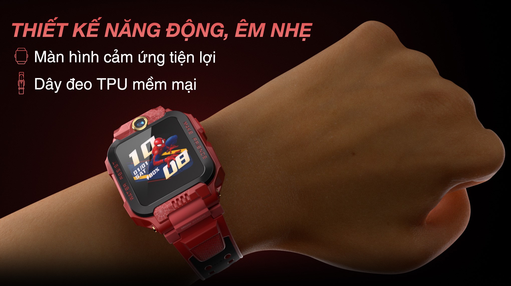 Thiết kế siêu anh hùng đỏ đen cá tính Thiết kế siêu anh hùng đỏ đen cá tính