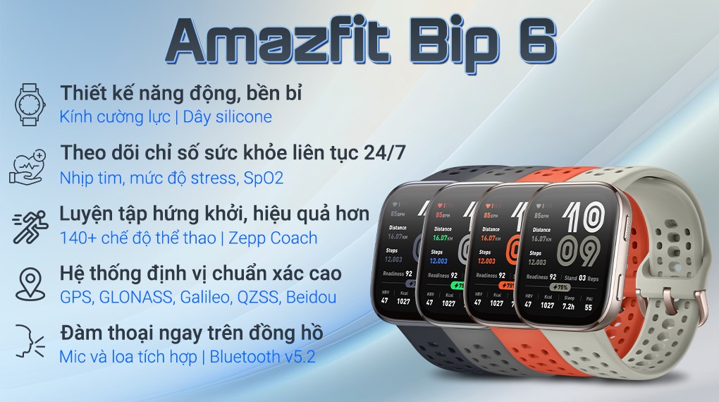 Đồng hồ thông minh Amazfit Bip 6 46.3mm