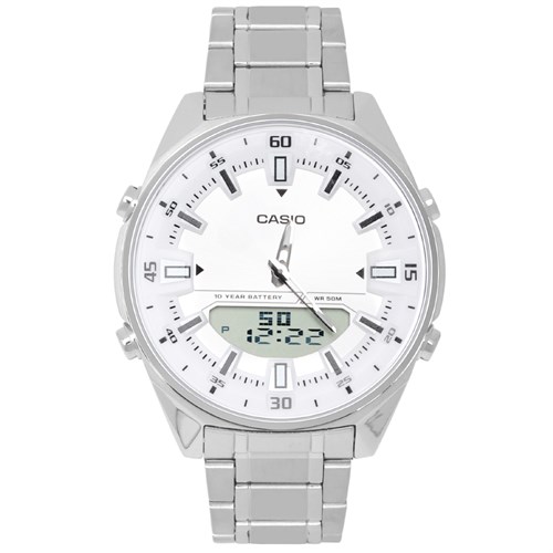 Đồng hồ Nam Casio AMW-830D-7AVDF Màu Bạc