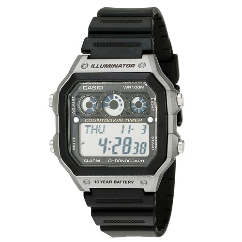 Đồng hồ CASIO 42 mm Nam AE-1300WH-8AVDF Màu Đen