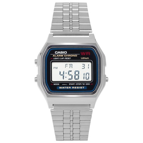 Đồng hồ CASIO 33 mm Unisex A159W-N1DF Màu Bạc