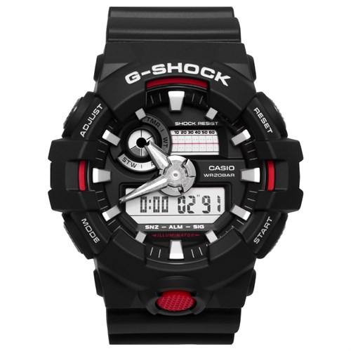 Đồng hồ G-SHOCK 52.5 mm Nam GA-700-1ADR Màu Đen