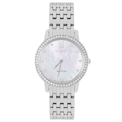 Đồng hồ Nữ Citizen EX1480-82D - Eco-Drive Màu Bạc