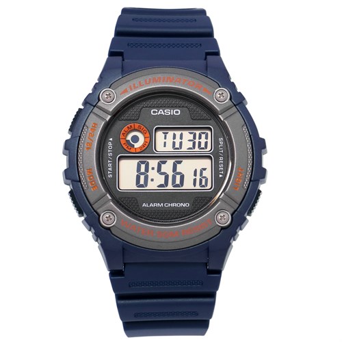 Đồng hồ CASIO 43.2 mm Nam W-216H-2BVDF Màu Xanh Dương
