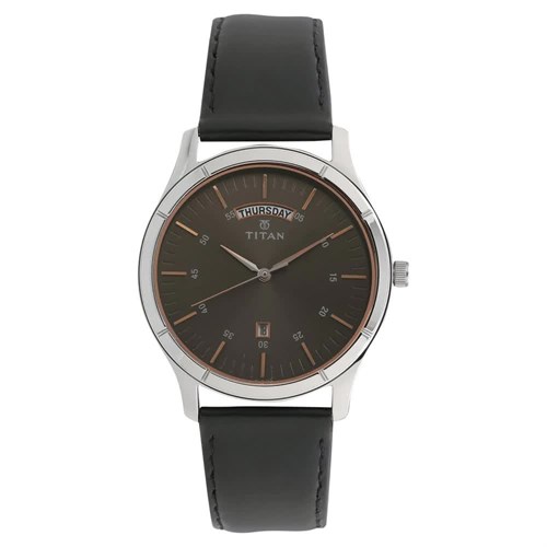 Đồng hồ TITAN 42 mm Nam 1767SL02 Màu Đen
