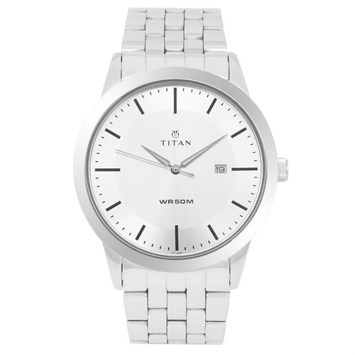 Đồng hồ TITAN 42.1 mm Nam 1584SM03 Màu Bạc